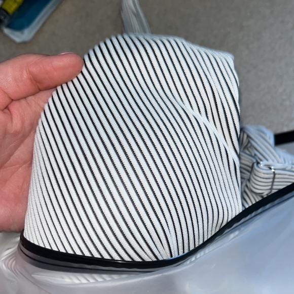 Plus 3pcs One Shoulder Underwire Bikini Swimsuit With Skirt - Picture 6 of 6